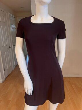 Y2K VINTAGE 90'S JOULE MINI PREPPY MINIMALIST JERSEY DRESS SZ S SMALL